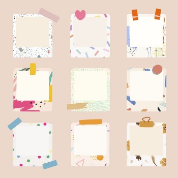 Aesthetic instant photo frame sticker, | Free Vector - rawpixel