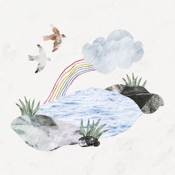 Aesthetic lake paper collage, nature | Free Photo Illustration - rawpixel
