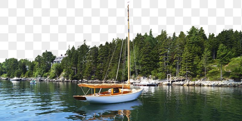 Aesthetic lake png border, nature, | Free PNG - rawpixel
