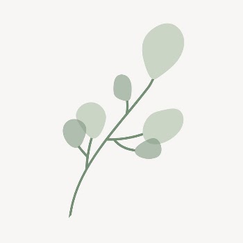 Aesthetic leaf branch collage element | Free Vector - rawpixel
