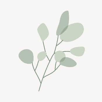 Aesthetic leaf branch collage element | Free Vector - rawpixel