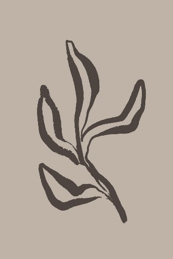 Aesthetic leaf line art, aesthetic | Free Photo - rawpixel