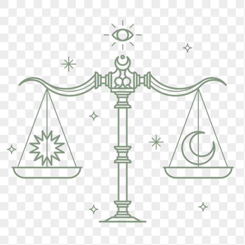 Aesthetic Libra png sticker, line | Free PNG - rawpixel