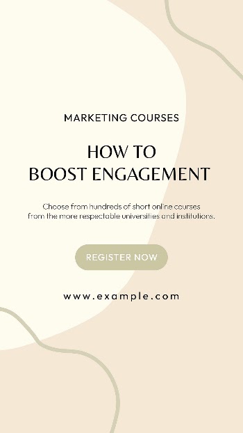 Aesthetic marketing course template, social | Free Vector Template - rawpixel