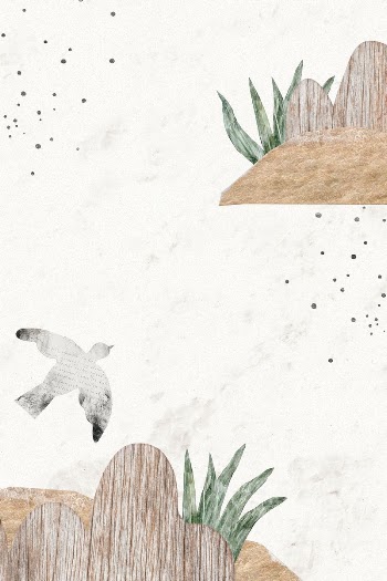Aesthetic nature background, paper collage | Free Photo - rawpixel