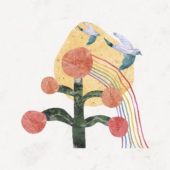 Aesthetic nature, rainbow, tree paper | Free Photo Illustration - rawpixel