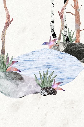 Aesthetic ocean background, nature remixed | Free Photo Illustration - rawpixel
