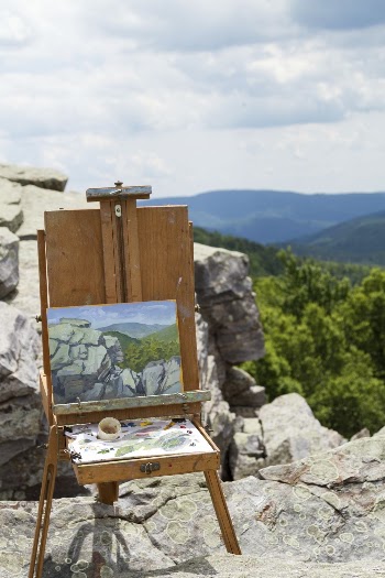 Aesthetic outdoor painting class. Free | Free Photo - rawpixel