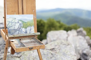 Aesthetic outdoor painting class. Free | Free Photo - rawpixel