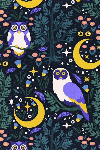 Aesthetic owl pattern background, animal | Free Photo Illustration - rawpixel