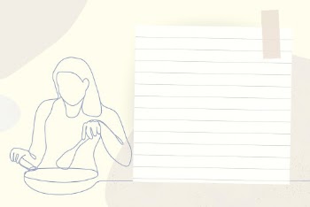 Aesthetic paper note frame background, | Free PSD - rawpixel