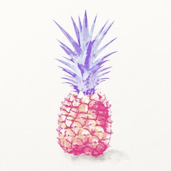 Aesthetic pineapple clipart, watercolor fruit | Free Photo Illustration - rawpixel