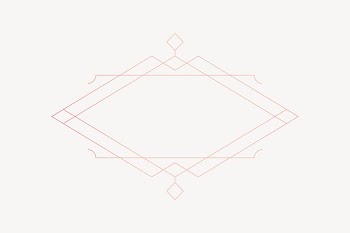 Aesthetic pink art deco frame | Free Vector - rawpixel