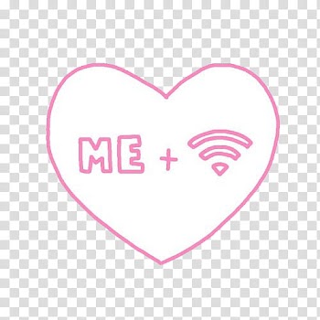 Aesthetic pink mega , pink and white heart illustration transparent background PNG clipart