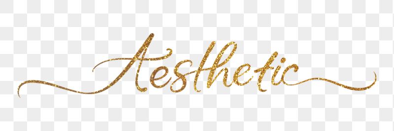 Aesthetic png word, gold glittery | Free PNG - rawpixel