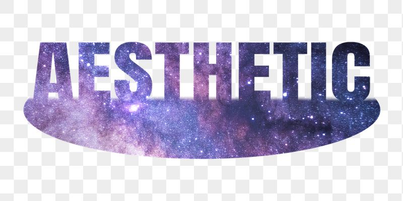 Aesthetic png word sticker, galaxy | Free PNG - rawpixel