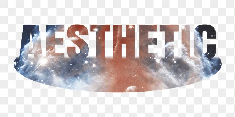 Aesthetic png word sticker, galaxy | Free PNG - rawpixel