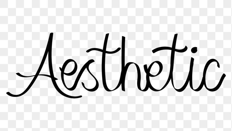 Aesthetic png word sticker, handwritten | Free PNG - rawpixel