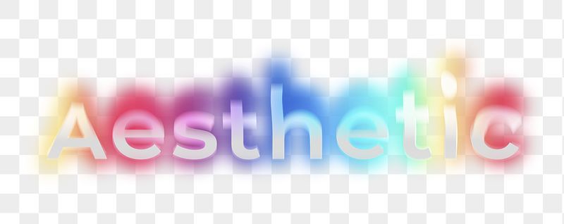 Aesthetic png word sticker, neon | Free PNG - rawpixel