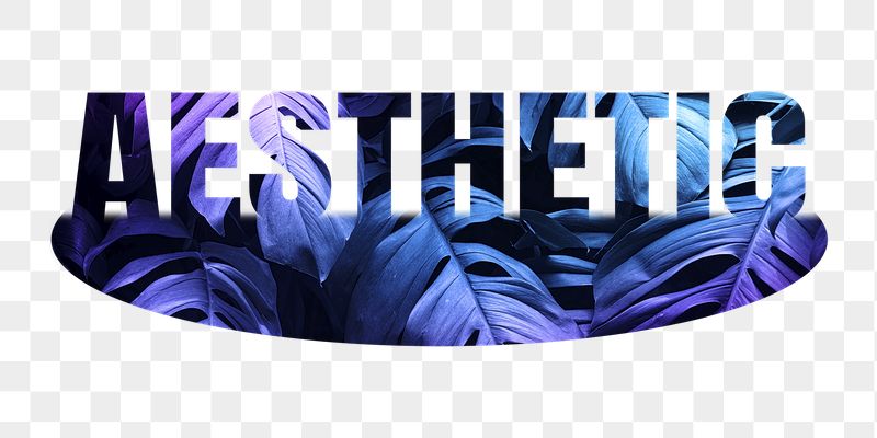 Aesthetic png word sticker, purple | Free PNG - rawpixel