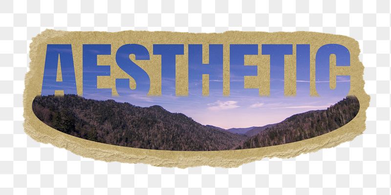 Aesthetic png word sticker, ripped | Free PNG - rawpixel
