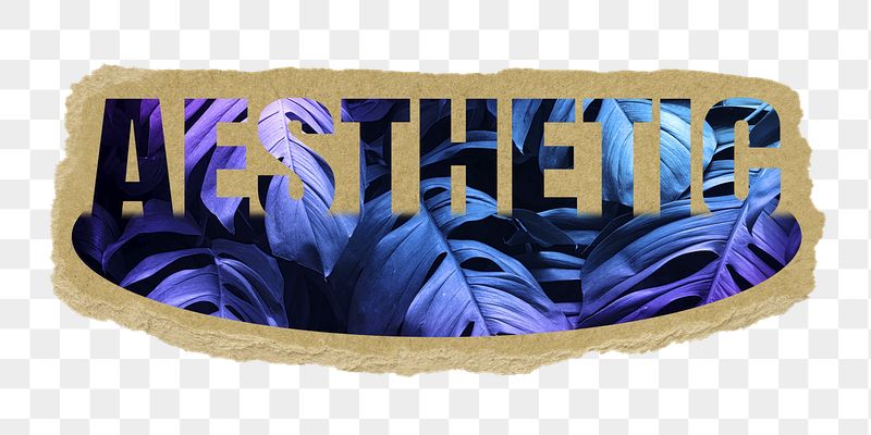 Aesthetic png word sticker, ripped | Free PNG - rawpixel
