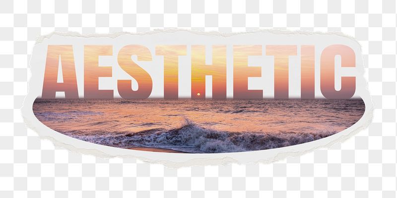Aesthetic png word sticker, ripped | Free PNG - rawpixel