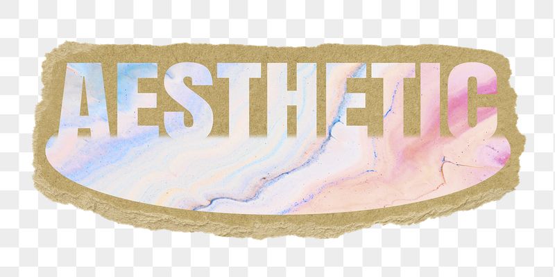 Aesthetic png word sticker, ripped | Free PNG - rawpixel