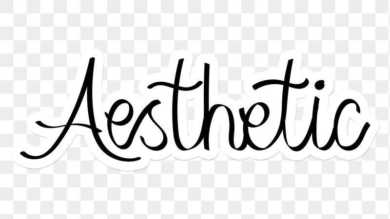 Aesthetic png word sticker typography, | Free PNG - rawpixel
