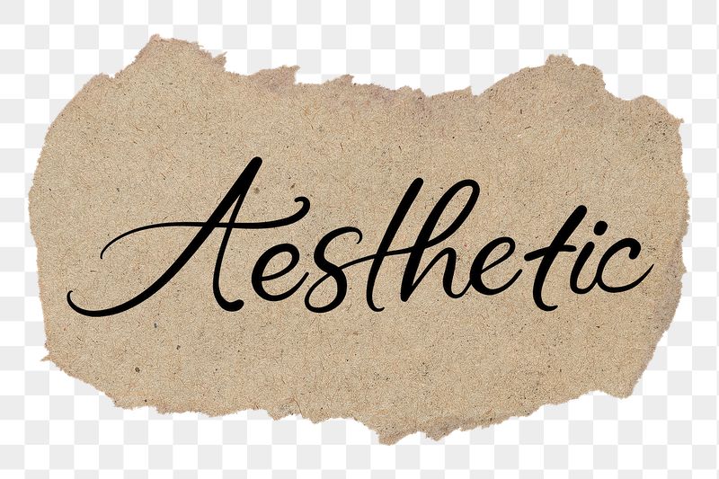 Aesthetic png word, torn paper, | Free PNG - rawpixel