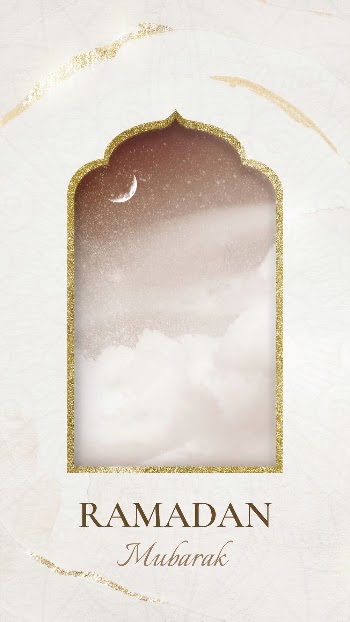 Aesthetic Ramadan Mubarak mobile wallpaper | Free Photo - rawpixel