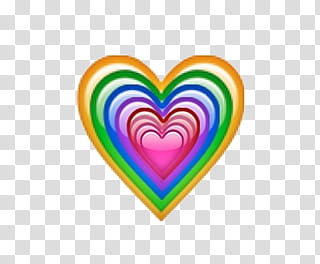 AESTHETIC S , multicolored heart transparent background PNG clipart