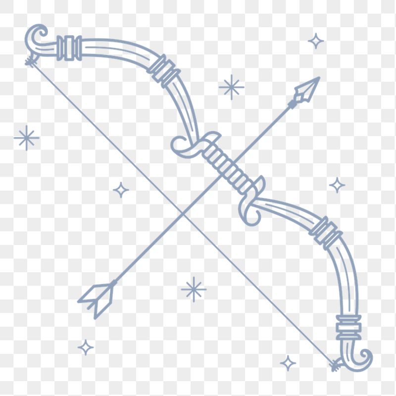 Aesthetic Sagittarius png sticker, line | Free PNG - rawpixel