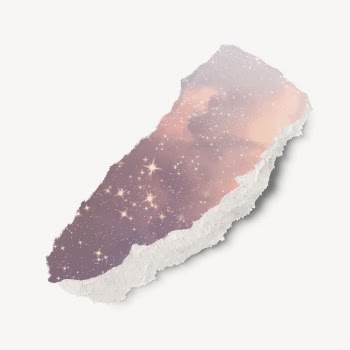 Aesthetic sky ripped paper piece | Free Vector - rawpixel