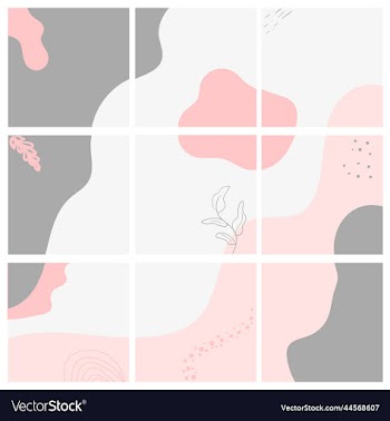 aesthetic social media template
