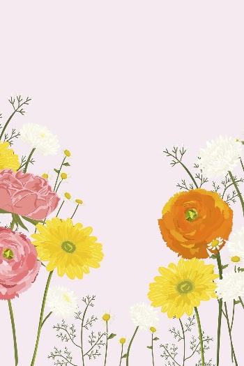 Aesthetic spring background, colorful flower | Free Photo Illustration - rawpixel
