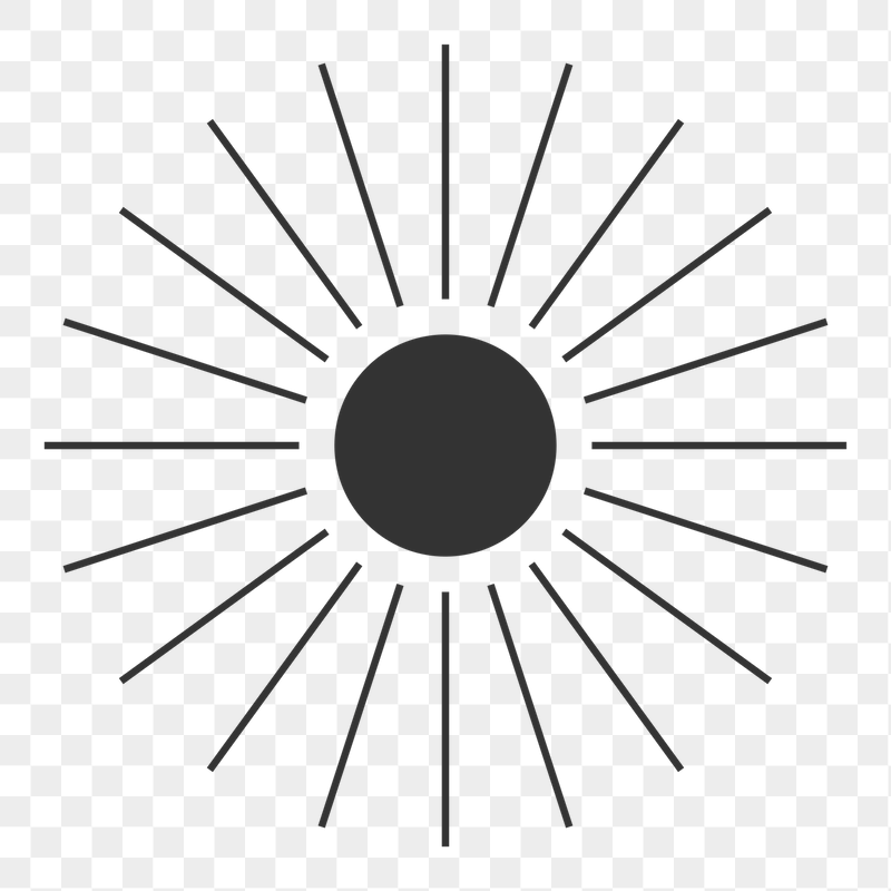 Aesthetic sunburst png sticker, transparent | Free PNG - rawpixel