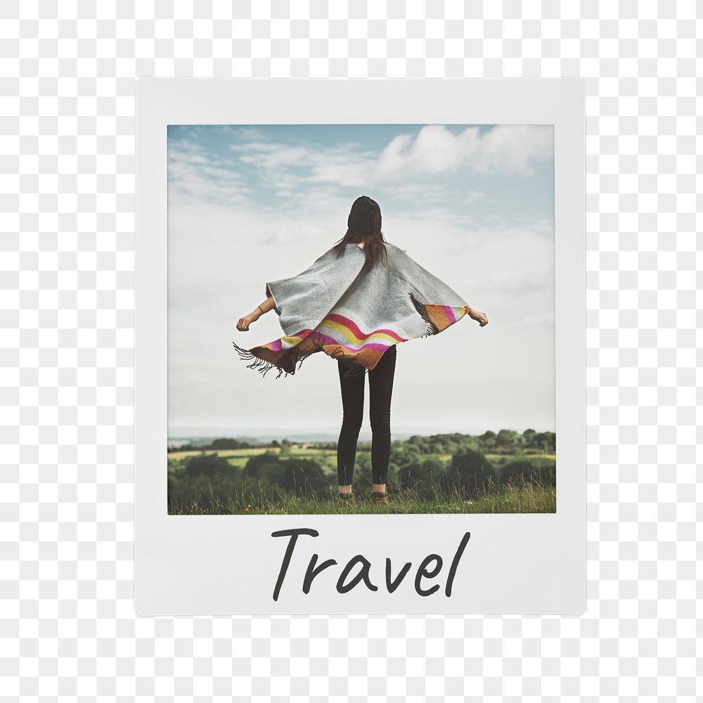 Aesthetic travel png instant film | Free PNG - rawpixel