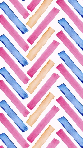 Aesthetic watercolor phone wallpaper, chevron | Free Photo - rawpixel