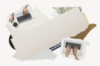 Aesthetic WFH frame background, paper | Free Photo - rawpixel
