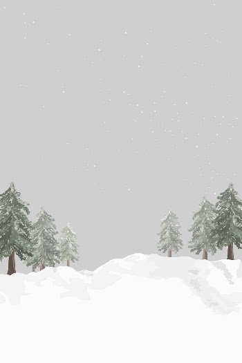 Aesthetic winter background, snowy forest, | Free Vector Illustration - rawpixel