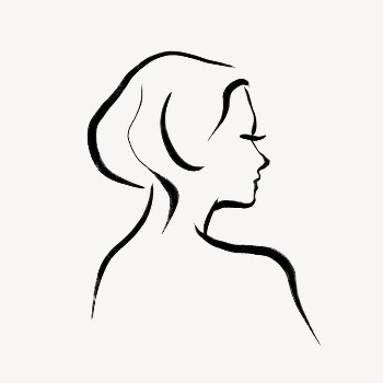 Aesthetic woman collage element, drawing | Free Photo - rawpixel