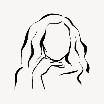 Aesthetic woman collage element, drawing | Free Photo - rawpixel