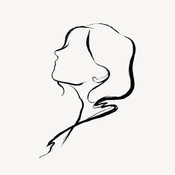 Aesthetic woman collage element, drawing | Free Photo - rawpixel