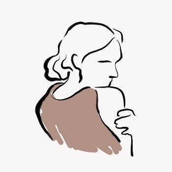 Aesthetic woman collage element, drawing | Free Photo - rawpixel
