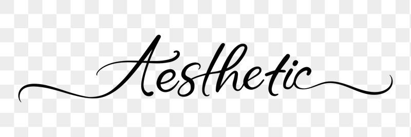 Aesthetic word png, minimal black | Free PNG - rawpixel