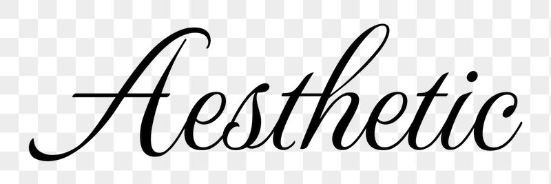 Aesthetic word png, simple typography | Free PNG - rawpixel
