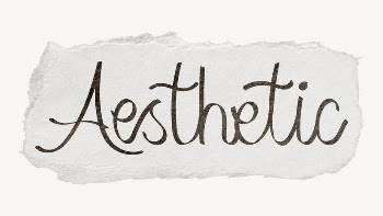 Aesthetic word sticker, ripped paper | Free PSD - rawpixel