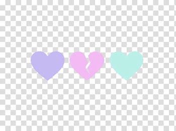 AESTHETICS , three hearts illustration transparent background PNG clipart
