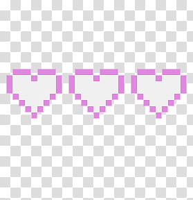 AESTHETICS , three pink heart transparent background PNG clipart